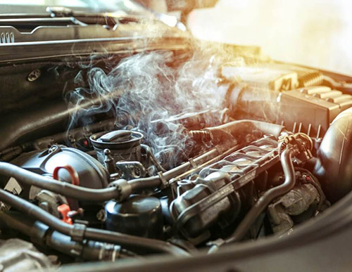 داغ کردن موتور ماشین
