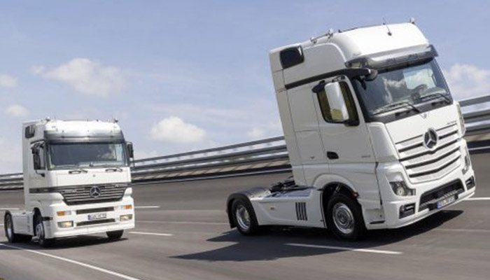 تفاوت کامیون بنز اکتروس و اکسور