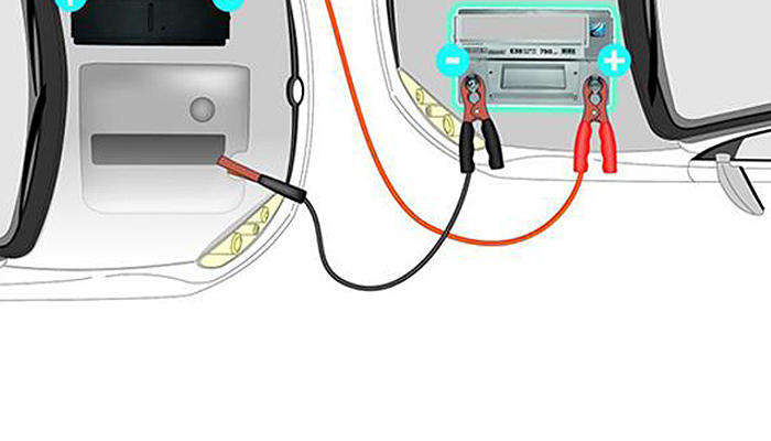 باتری به باتری در محل