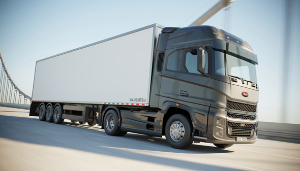 چرا کامیون ها در اروپا دارای ظاهری بدون دماغ و صاف هستند؟