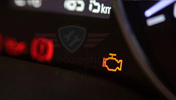 روشن شدن چراغ چک ماشین