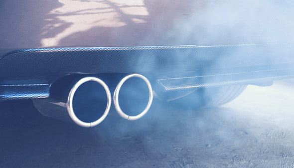 علت دود آبی رنگ اگزوز