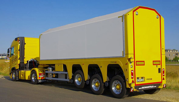 انواع تریلی حمل شیشه