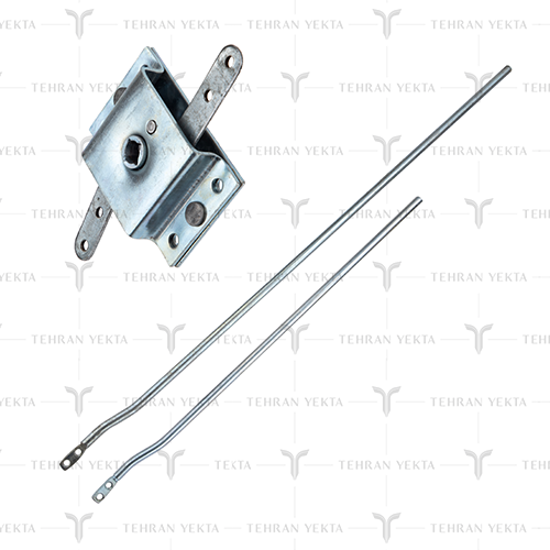 قفل درب بادی میله دار(همراه با دو میله)