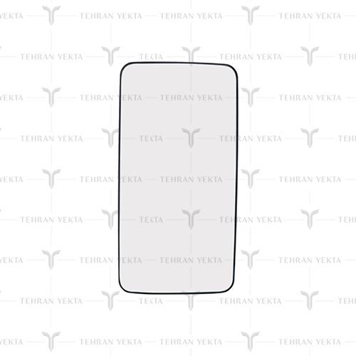 شیشه و قاب آینه بزرگ 457 گرمکن دار (وارداتی)