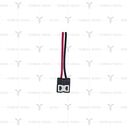 سوکت پشت لامپ چراغ جلو سیم دار 