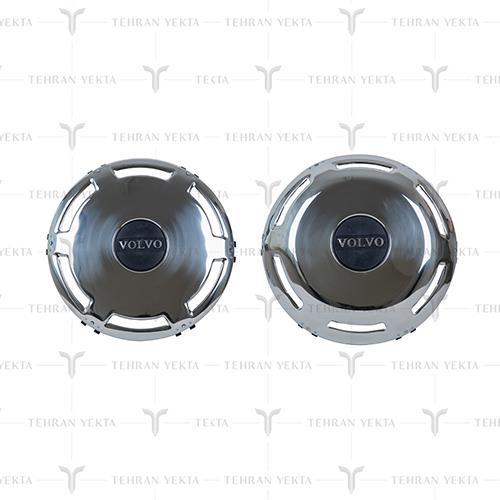 قالپاق استیل ولوو با آرم مشکی 